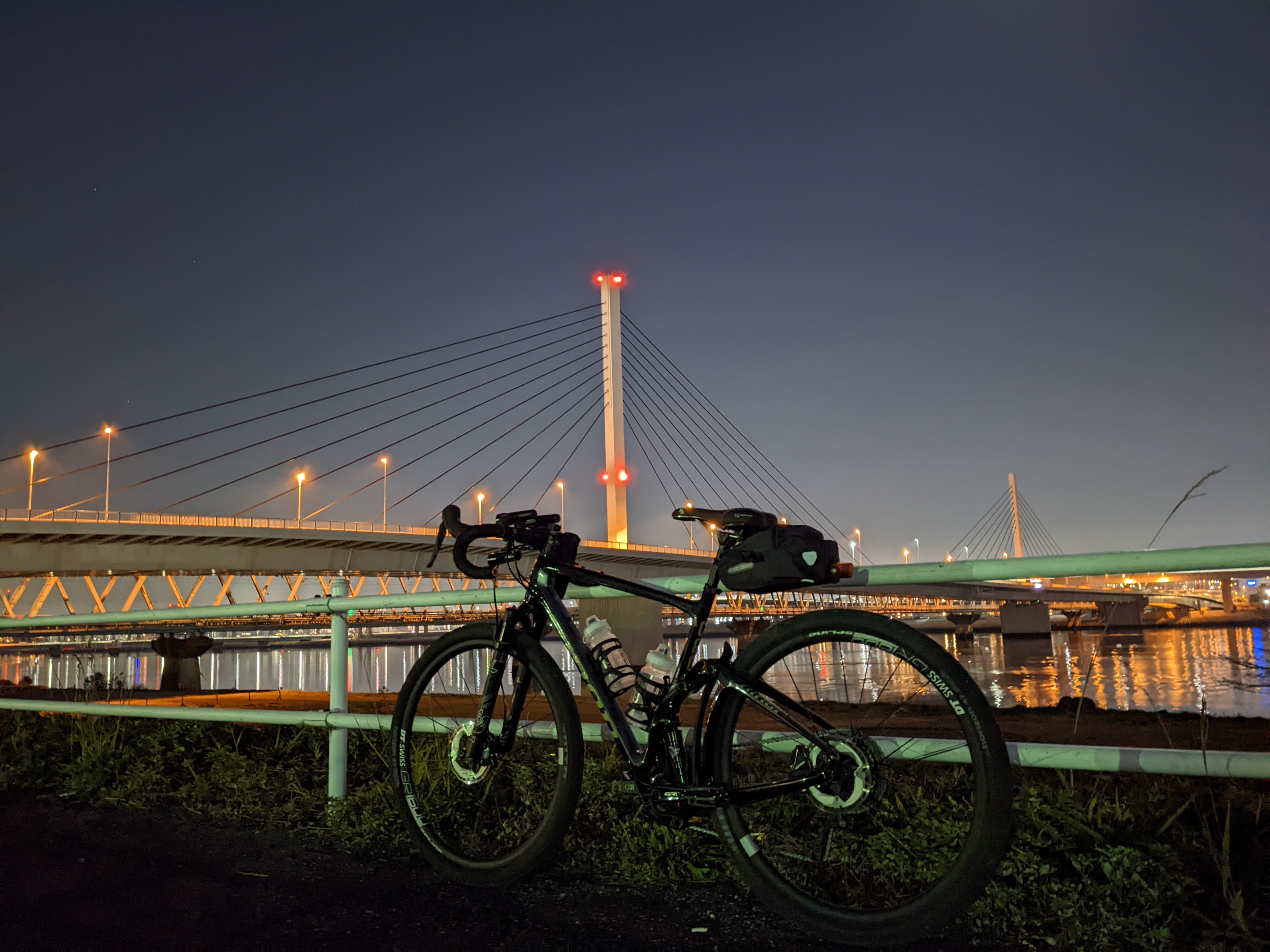 Kiyosuna Bridge on Arakawa River with Niner MCR 9 RDO